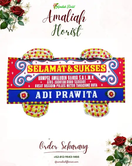 Papan Bunga Ucapan Selamat Pilangsari